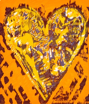 Jim Dine (American, B. 1935) "Heart"