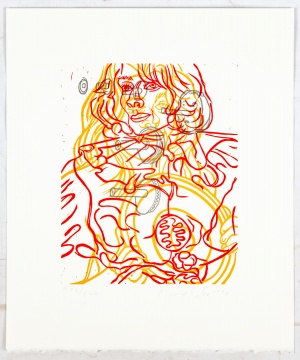 David Salle (American, b. 1952) Untitled (For Film Forum)