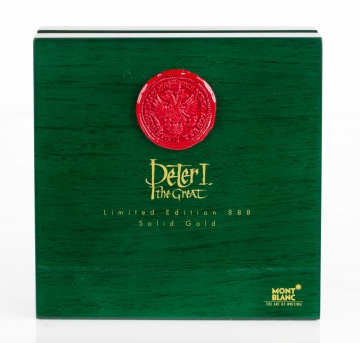 Mont Blanc Peter I The Great 18K White Gold Fountain Pen