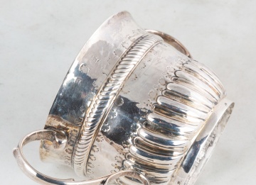 English Sterling Silver Caudle Cup