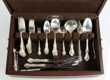 Westmoreland Sterling Co. "George and Martha" Sterling Silver Flatware, Service of 12