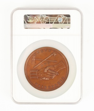 Indian Peace Metal, James Monroe Julien - IP 8