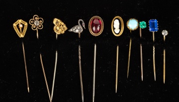 Gold Stick and Hair Pins