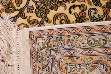 Vintage Fine Silk Oriental Rug