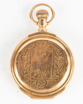 14K Gold Elgin Presentation Pocket Watch
