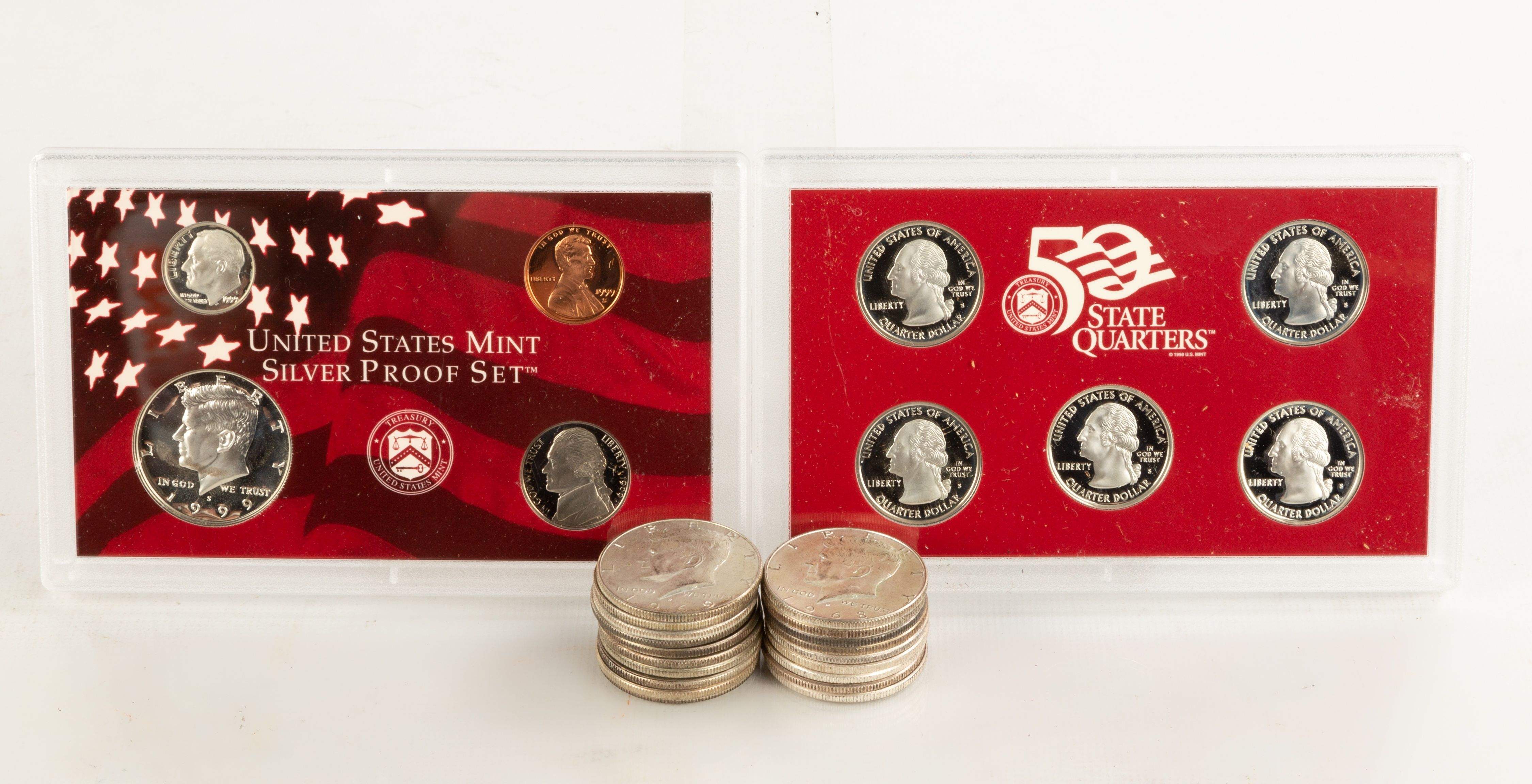  19 Half Dollars US Silver Proof Sets Cottone Auctions