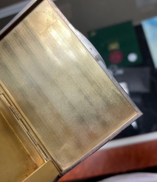 Cartier Sterling Silver & 18K Gold Cigarette Case