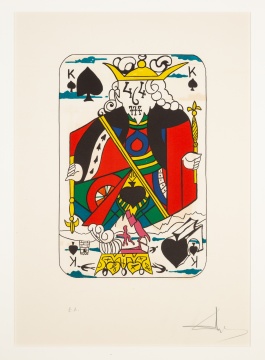 (2) Salvador Dali (Spanish, 1904-1989)  'Playing Cards'