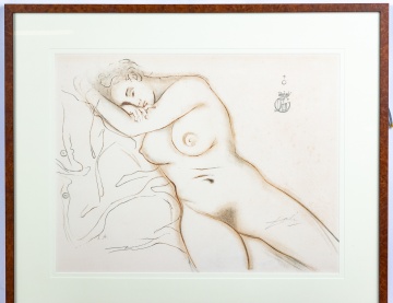 After Salvador Dali (1904-1989) "Nu Endormi"