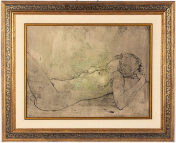 Jean Jansem (French, 1920-2013) Reclining Nude