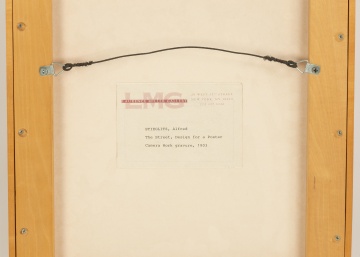 Alfred Stieglitz (American, 1864–1946) "The Street, Design for Poster"