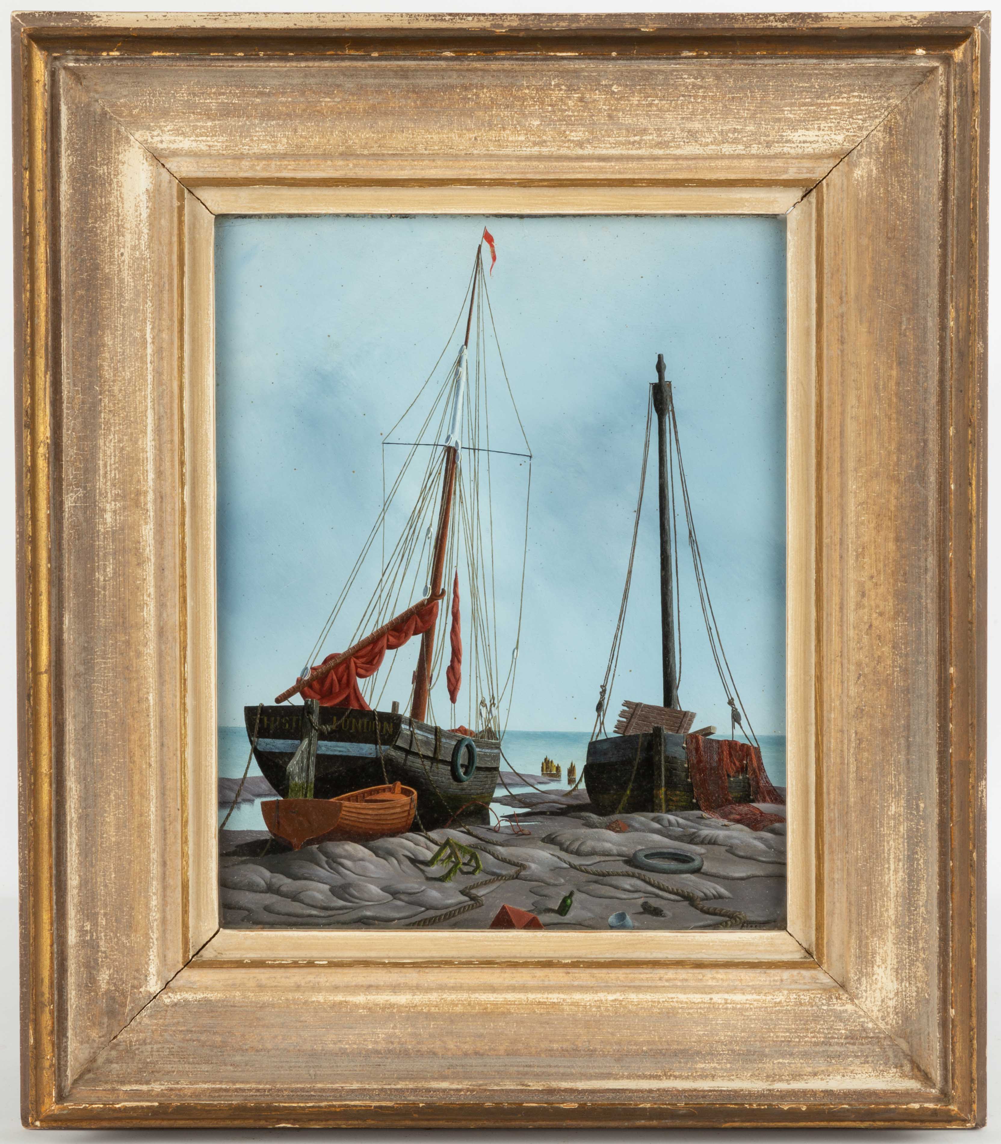 Tristram Paul Hillier (English, 19051983) "The Mud Berth" Cottone