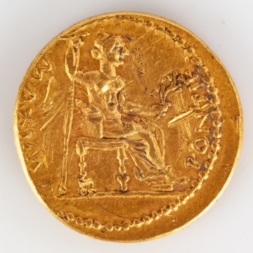 Aureus of Tiberius, (14-37AD)