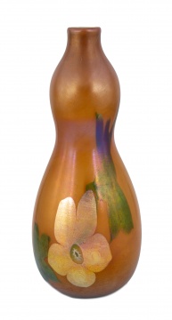 L.C. Tiffany Favrile Decorated Double Gourd Vase