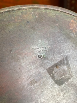 Tiffany Studios, New York "Clematis" Table Lamp