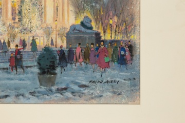 Ralph Avery (American, 1906-1976) New York Public Library