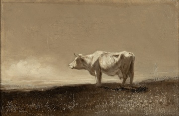 Attr. Horatio Walker (Canadian, 1858-1938) "The Cow"