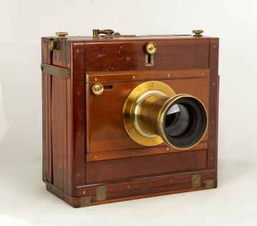J. H. Dallmeyer London 15 x 12 Stereo Camera and  Sliding Box Wet Plate Stereo Camera
