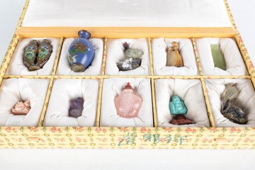 Chinese Curiosities, Jade, Cloisonne, Hardstone, etc.