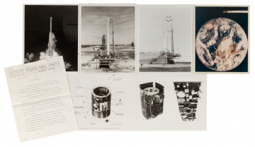 Group of NASA Photographs, Launch at Cape Kennedy