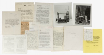 Photographs & Ephemera from Inventors Thomas Armat & Charles Francis Jenkins