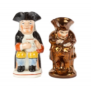 (3) Staffordshire Toby Jugs