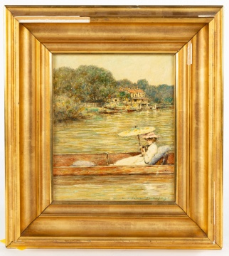Mortimer L. Menpes (British, 1855-1938) Woman in Boat