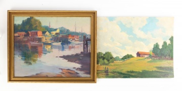 (2) Clifford Ulp (American, 1885-1957) Paintings