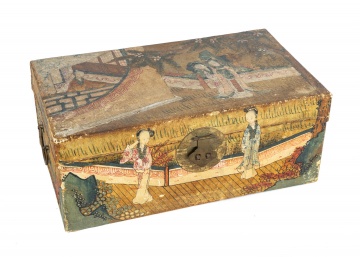 Chinese Hand Painted Document Box