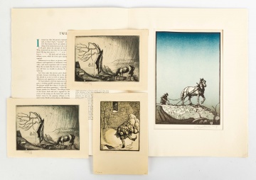 Group of Allen Lewis (American 1873-1957) Prints