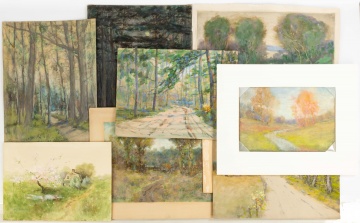 Group of George H Brodhead (American, Born 1860) Paintings