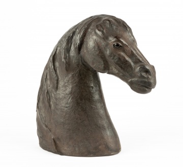 Vintage Leather Horse Head