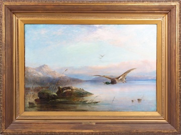 Robert Henry Roe (British, 1793-1880) "Wild Birds in Flight"