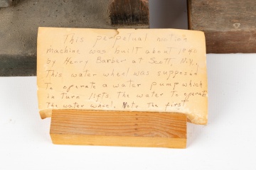 19th Century Perpetual Motion Machine Models