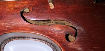​Violin by J.F. Lentz, London, 1814