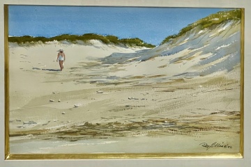 Ray Ellis (American, 1921-2013) Beach Scene