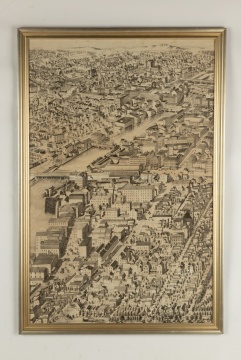 (2) 19th Century Architectural Renderings