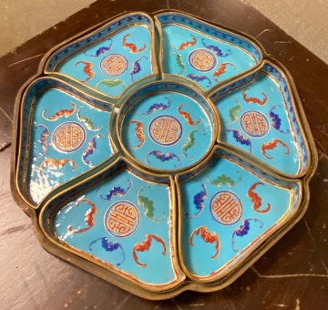 Chinese Porcelain Enameled Covered Serving Dish