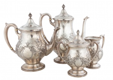 Four Piece Sterling Silver Tea Set