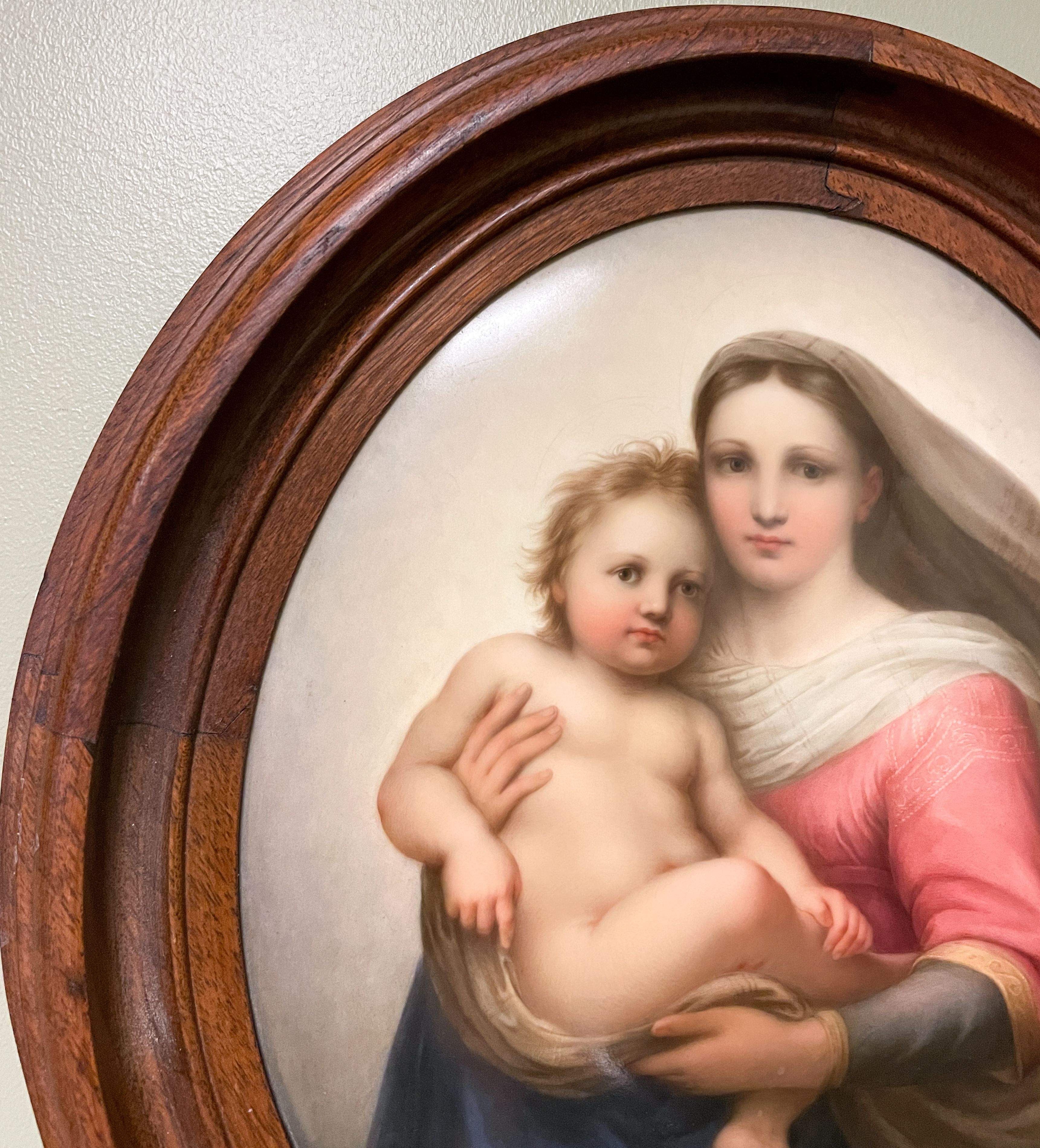 KPM Porcelain Madonna & Child | Cottone Auctions