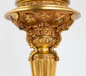 Tiffany Studios, New York "Venetian" Newel Post Lamp