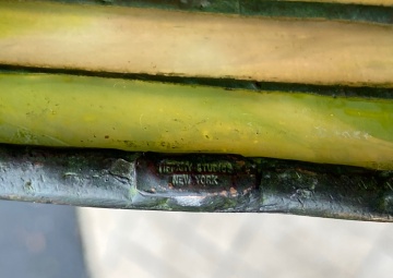 Pair of Tiffany Studios, New York Leaded Glass Sconces