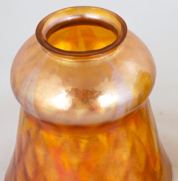 Tiffany Studios, New York Quilted Favrile Shade