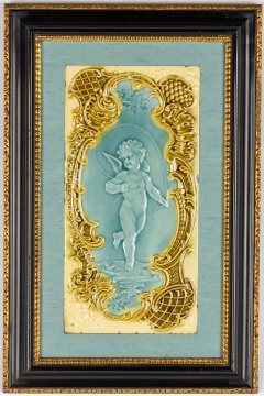 Pair of Minton Style Tiles