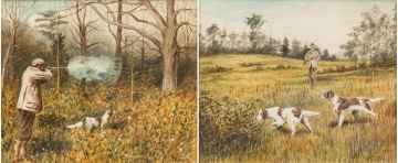 Two Walter Baker (Canadian, 1859-1912) Watercolors