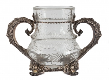 Tiffany & Co. Makers Cut Glass Vase