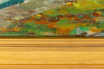 Ossip Linde (American, 1871-1940) Canal Scene