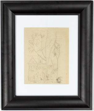 Charles Ephraim Burchfield (American, 1893-1967) Sketch