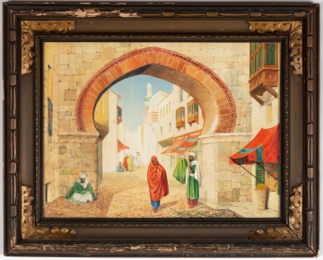 (2) Victor Prescott, Middle Eastern Scenes Watercolors