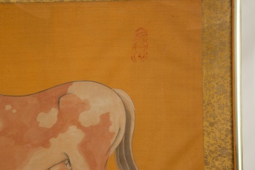 Chinese Painting on Silk of Horse